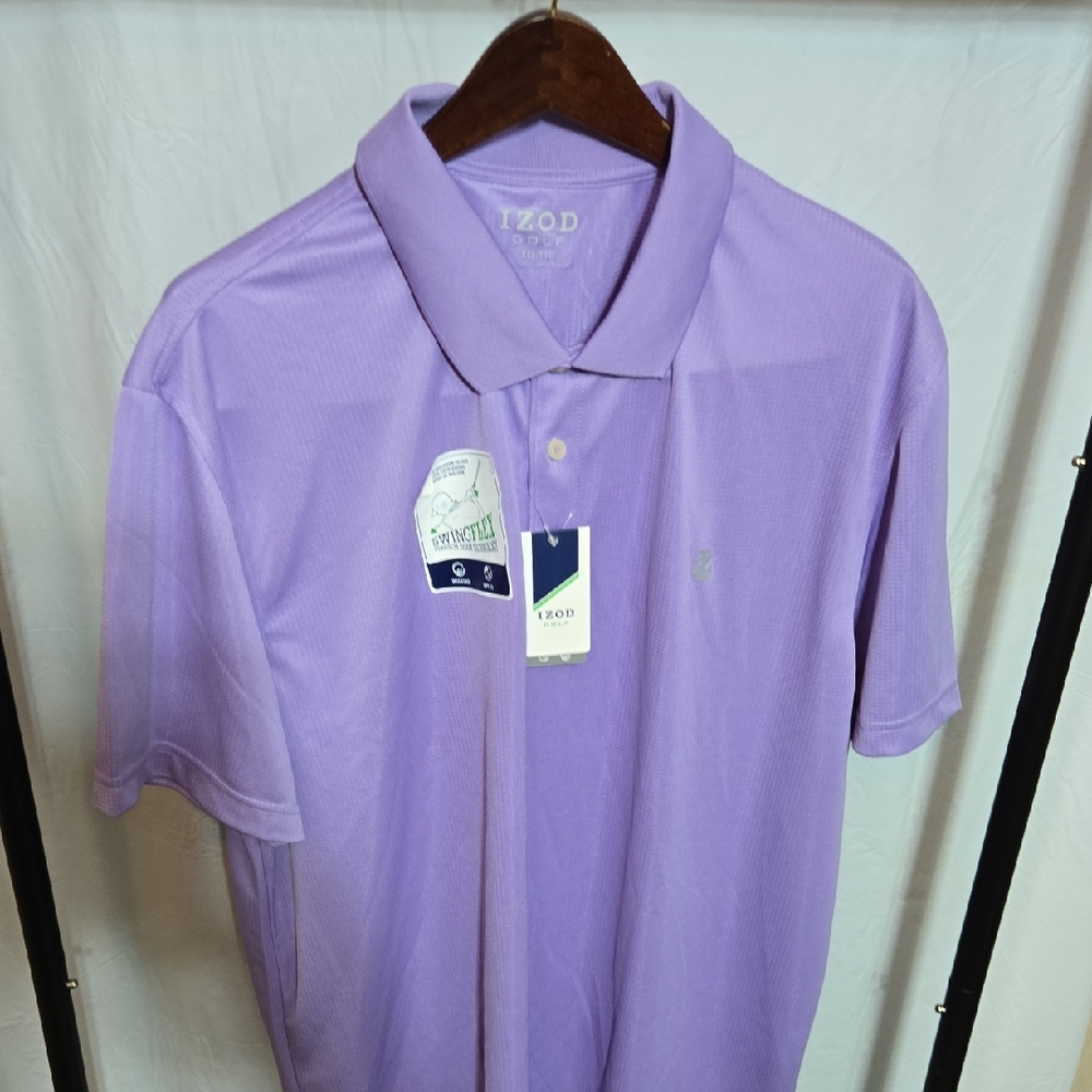 IZOD Golf Polo Shirt Men's Performance Athletic